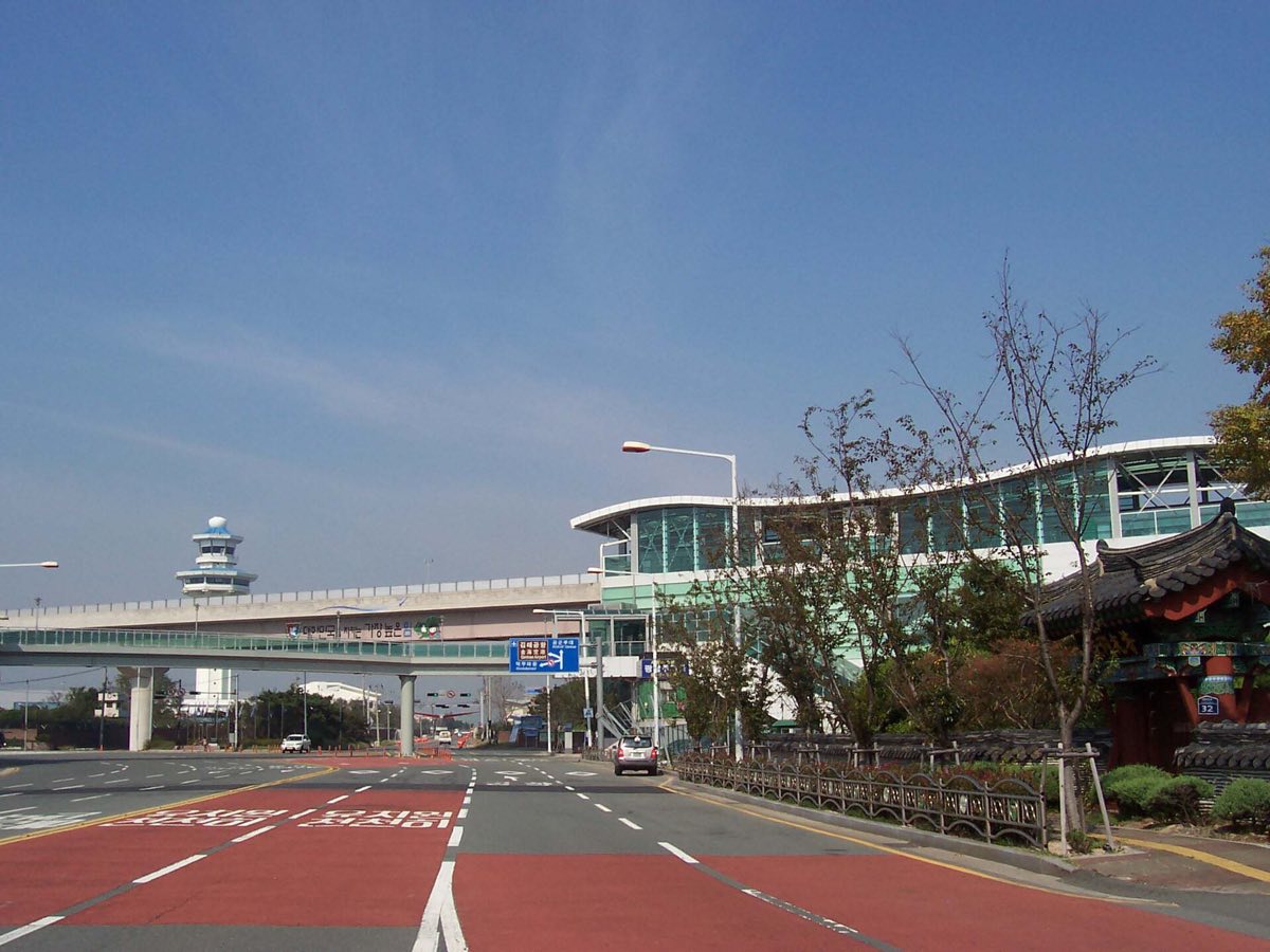 The terminal building of Gimhae International Airport